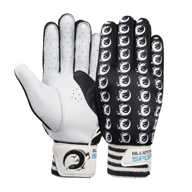 BlueTongue Logo indoor cricket gloves