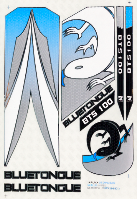 BlueTongue Bat Labels 2013 Design 